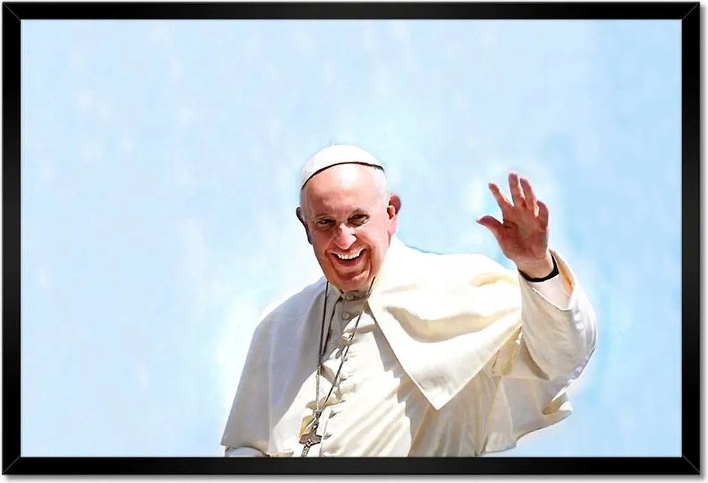 Poszterek keretben 60x40 Ferenc pápa