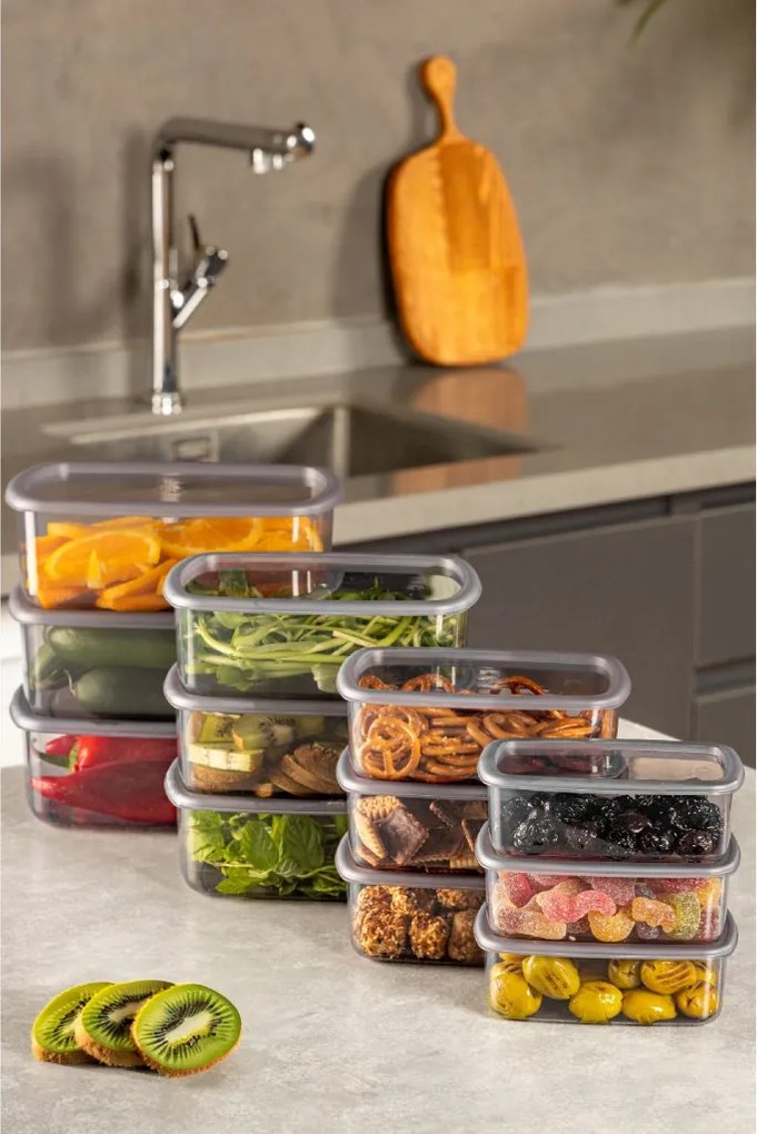 Ételtároló doboz készlet 4 x 3 db