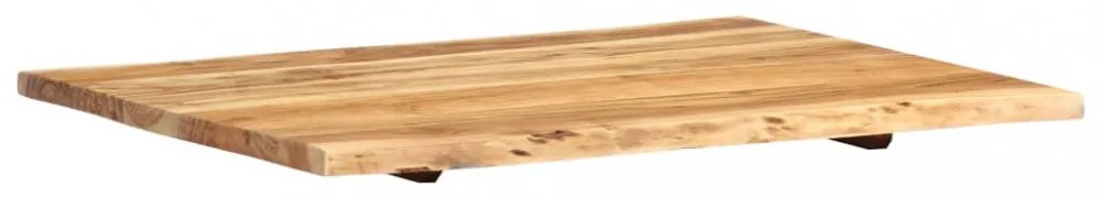 tömör akácfa asztallap 80 x (50-60) x 2,5 cm