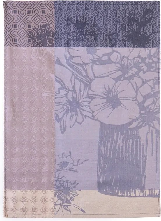 Bouquet konyhai törlőkendő 50x70 Zwoltex Goat szürke bézs