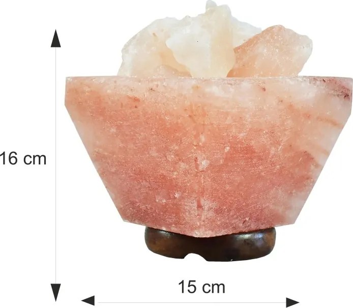Trapéz alakú sólámpa 3,5 kg