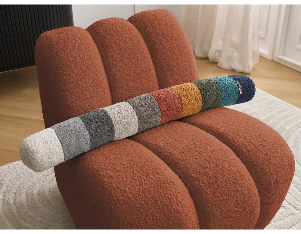 Téglavörös buklé fotel Janissaire – Bobochic Paris