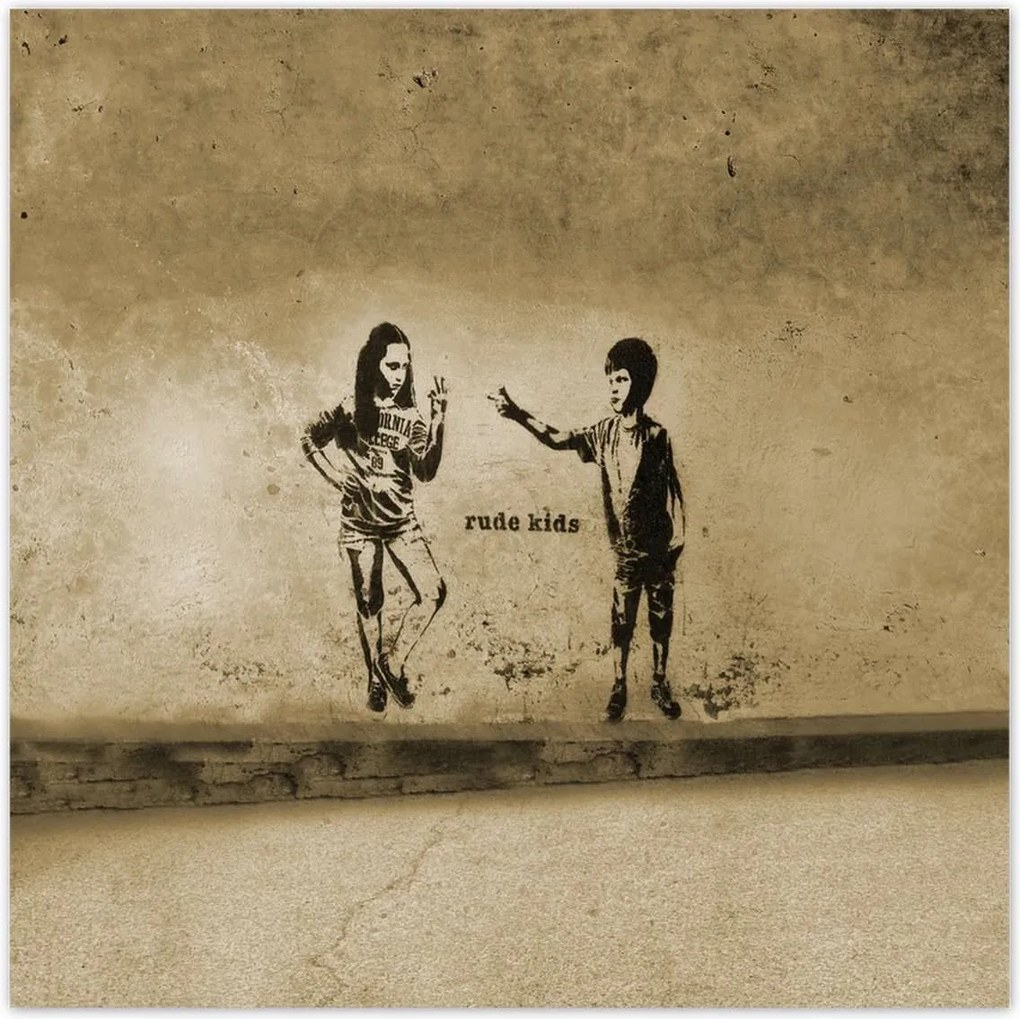 Poszterek 140x140 Banksy Pajkos gyerekek