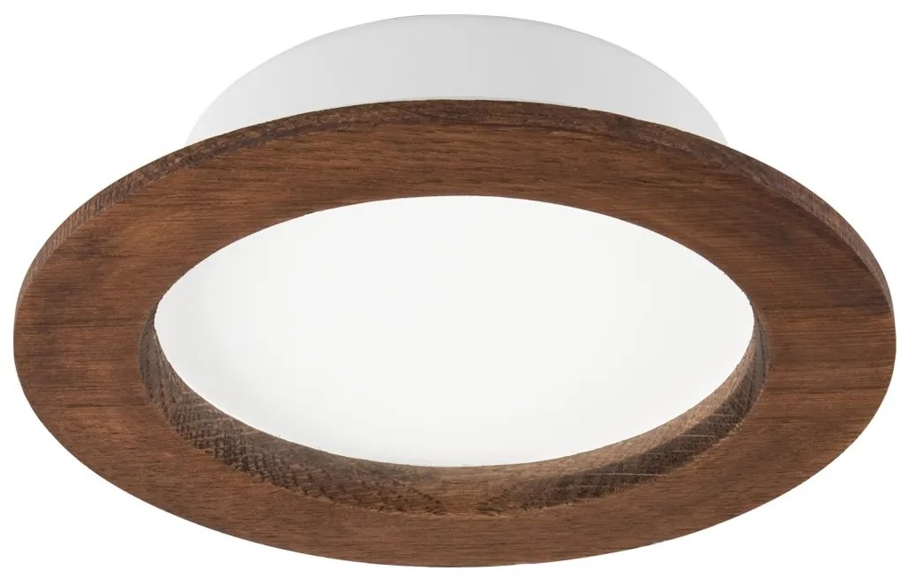 LED mennyezeti lámpa WOODY SPOT LED/12,5W/230V 3000K cseresznye Ø16 cm