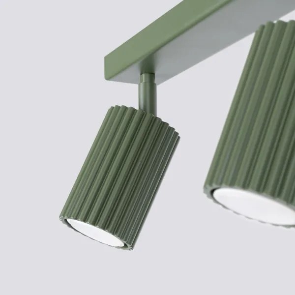 Sollux SL.1619 - Spotlámpa KARBON 3xGU10/10W/230V zöld