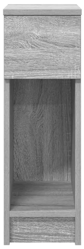 éjjeliszekrények fiókos 2 db szürke sonoma 20 x 36 x 60 cm