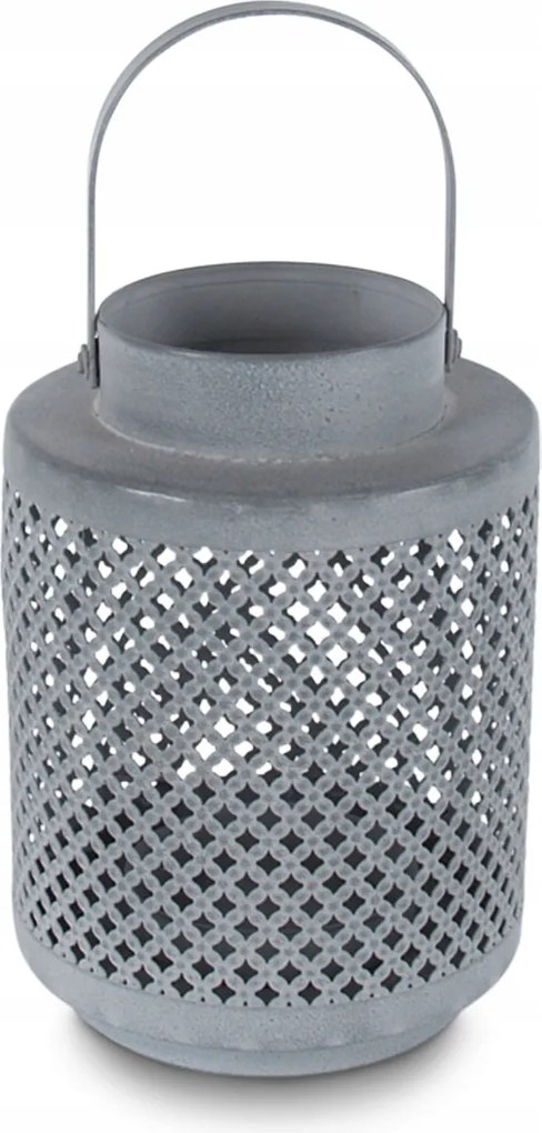 Mini Roma fém függeszték lámpa, 15 x ⌀10 cm, rusztikus szürke