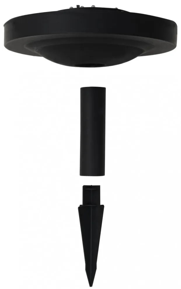 2 db napelemes kültéri LED gömblámpa 50 cm RGB