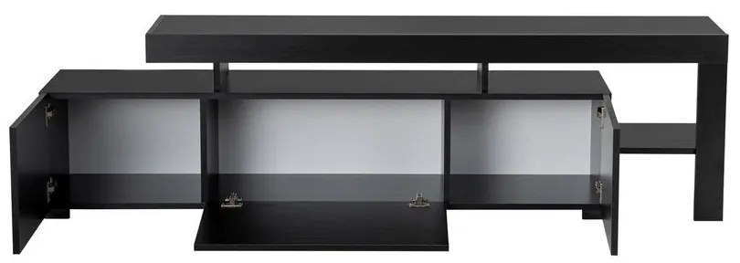 TV szekrény Beliz - Wood Black