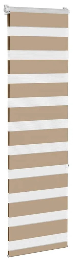 zebrafüggönnyel homokbarna szövetszélesség 40,9 cm poliészter