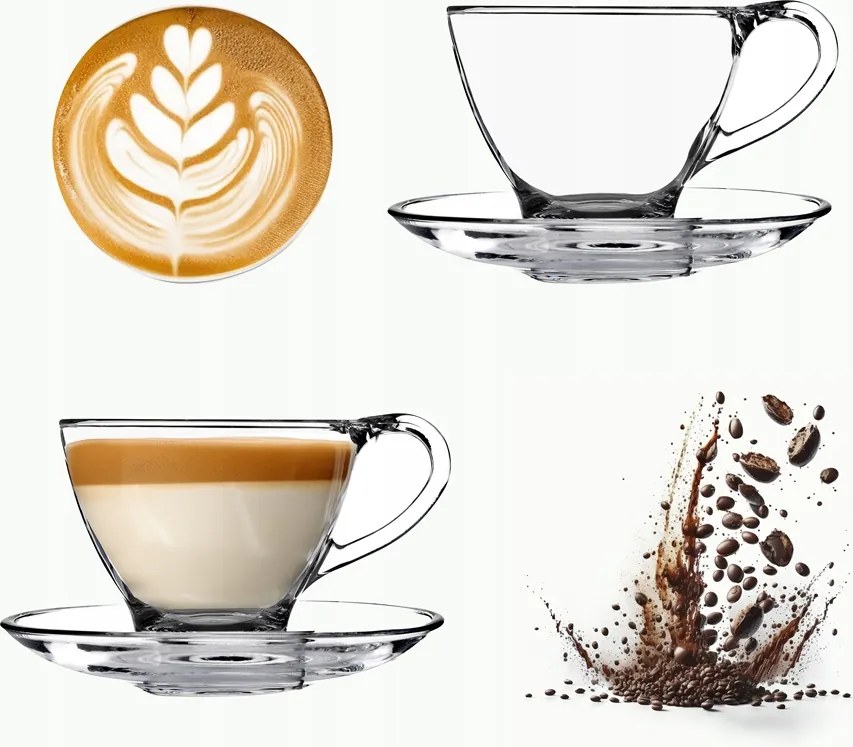 Emily 2 db-os üvegpohár szett 200ml