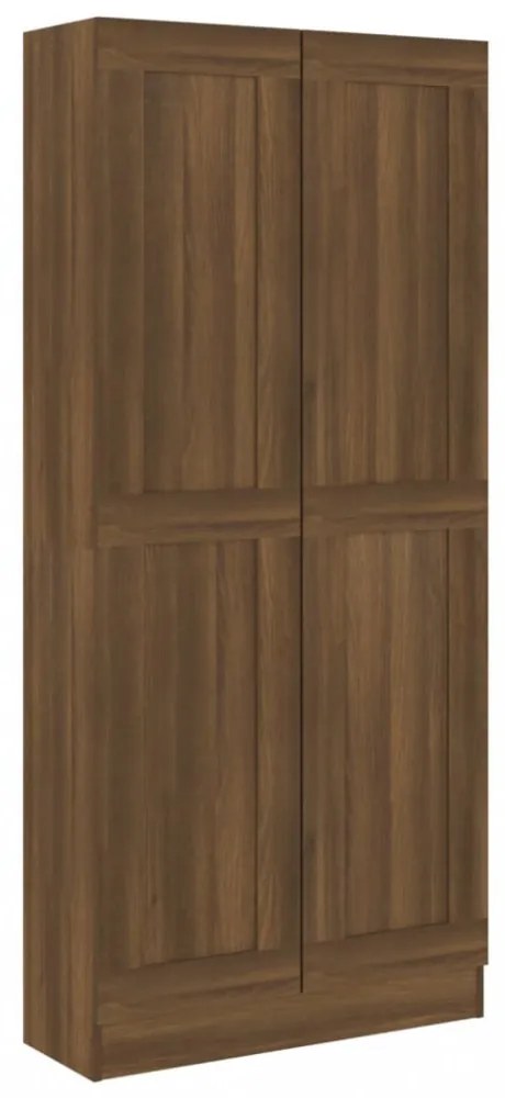 barna tölgyszínű fa fürdőszobaszekrény 82,5 x 30,5 x 185,5 cm
