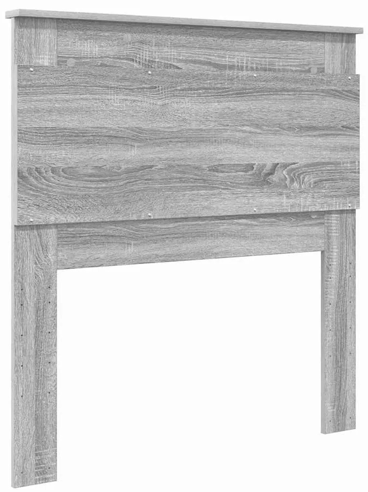 Fejtámla fejtámlával Szürke Sonoma 90 cm Faanyag