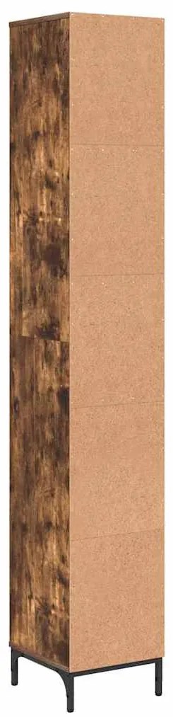 Fürdőszobai magas szekrény Füstölt tölgy 31.5 x 33 x 190 cm