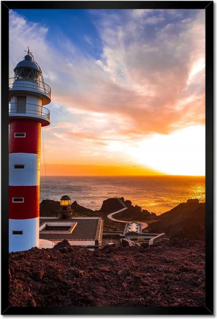 Poszterek keretben 40x60 Punta Teno világítótorony