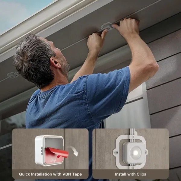 Govee - LED RGBIC Szalag Downlights 30m Wi-Fi Matter IP67