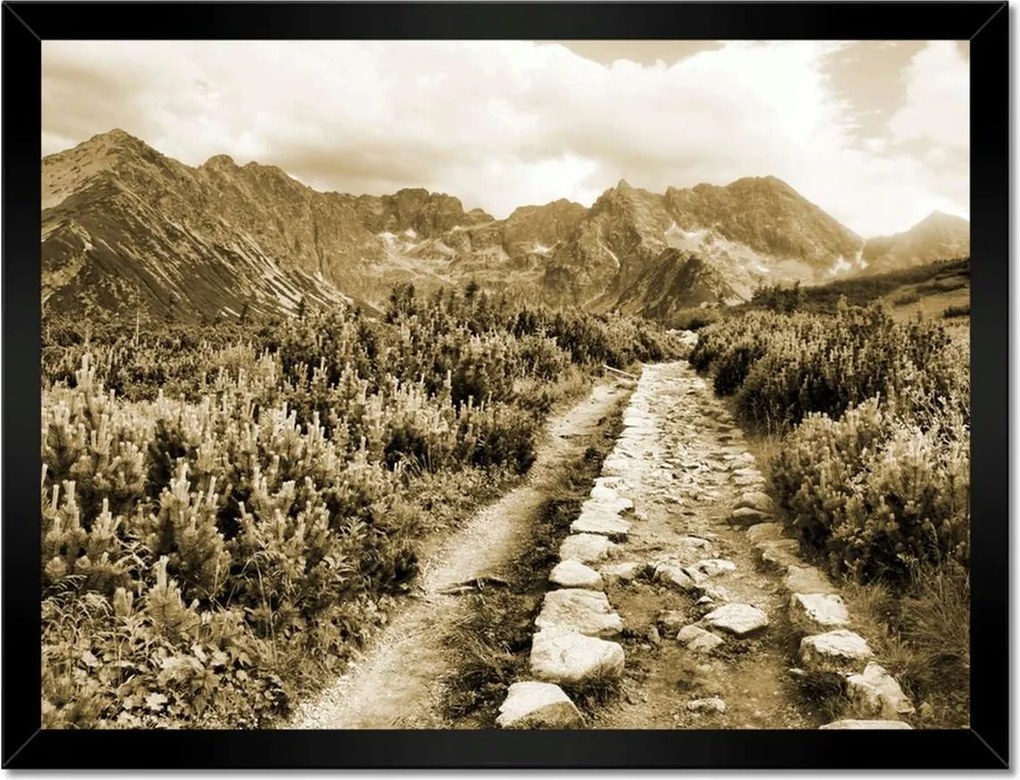 Poszterek keretben 40x30 Tátra Lengyel hegyek Kilátás