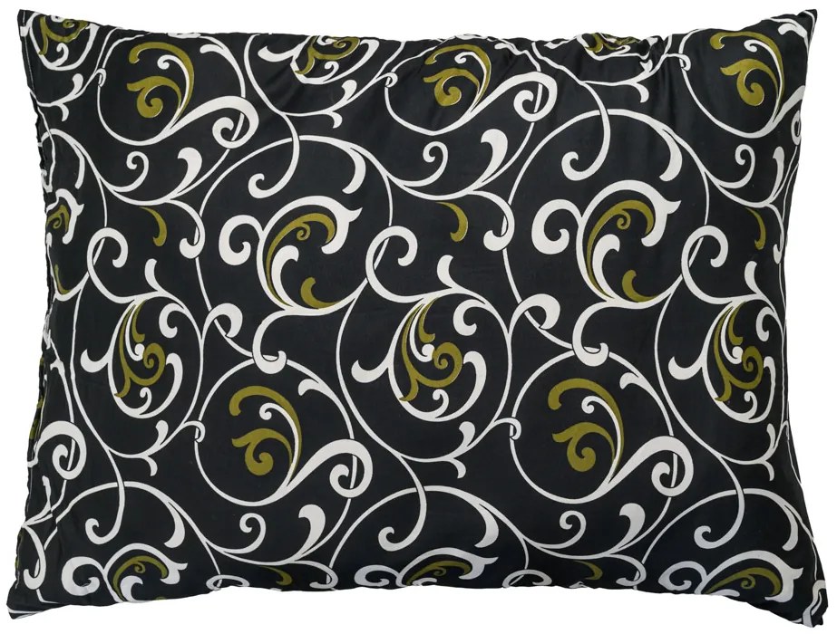 Nem steppelt ORIENT párna 70x90 cm, fekete