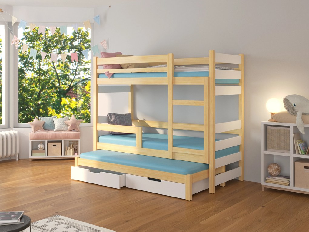Emeletes gyerekágy 180x75 cm. Akció -17%. 1052303