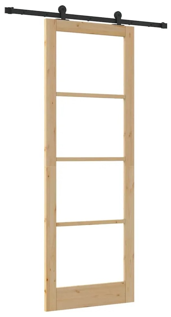 Csúszó Ajtó ORKDAL Barna 83 x 232 cm Fa és fém