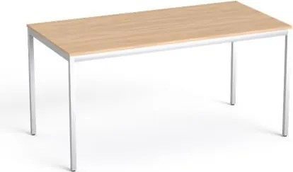 Általános asztal fémlábbal, 75x150 cm, MAYAH Freedom SV-39, tölgy (IBXA39T)