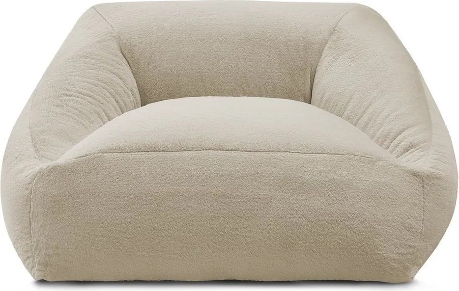 Bézs műszőrme babzsákfotel Lilibet – Bobochic Paris