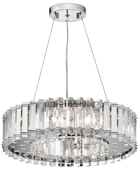 Kichler KL-CRYSTAL-SKYE8 - LED Fürdőszobai csillár CRYSTAL SKYE 8xG9/3W/230V IP44