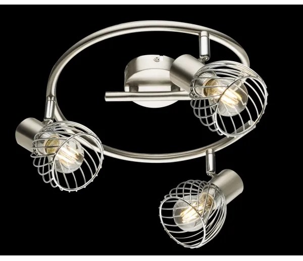 Globo 54809-3 - Spotlámpa TEXAS 3xE14/40W/230V matt króm