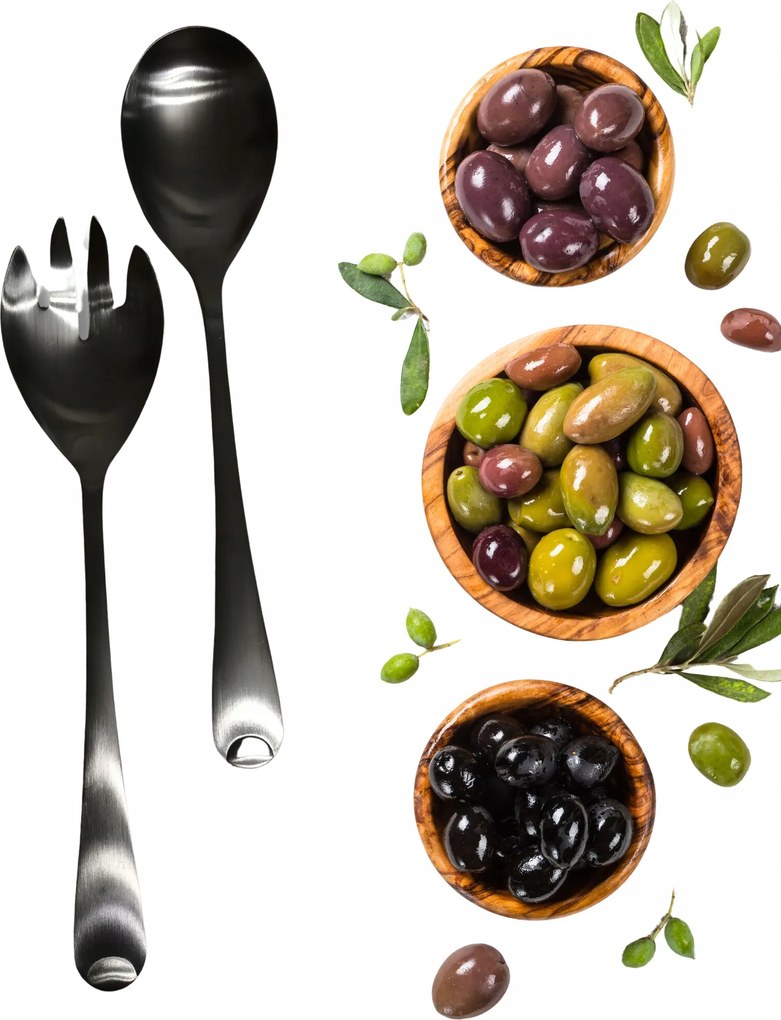 Burgonya saláta evőeszköz készlet villa kanál Nagy MPLCo Horeca 2 db-os