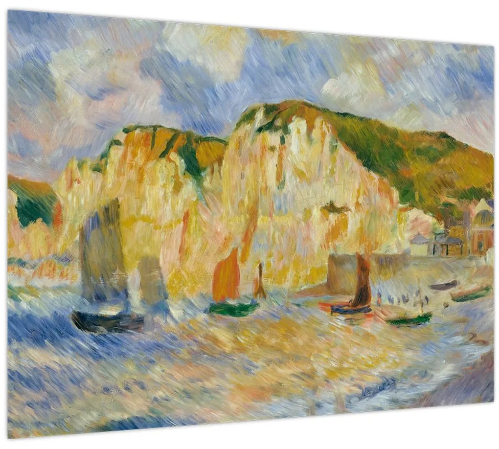 Kép - Auguste Renoir, Sea and Cliffs, reprodukciók (70x50 cm)