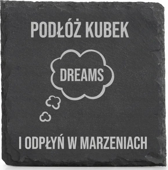 Kő alátét x4 a bögre alá Helyezd el a bögrét és ússz el az álmaidban