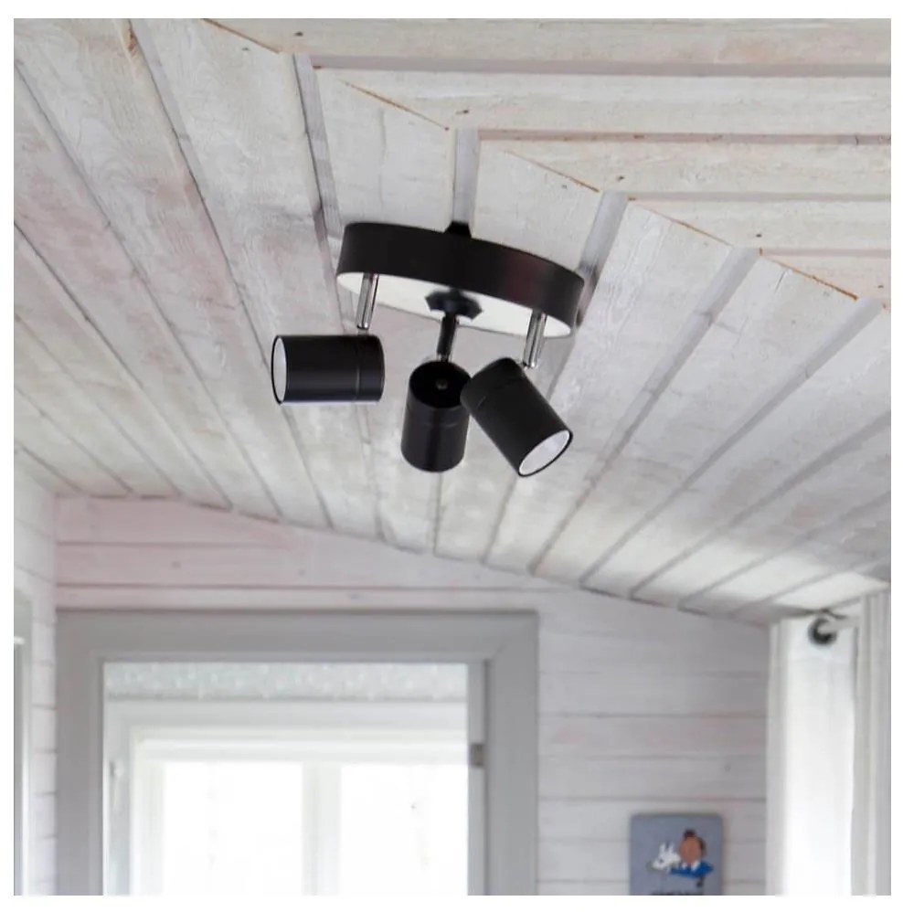 ByRydens 4200710-4002 - Spotlámpa CORRECT 3xGU10/7W/230V fekete