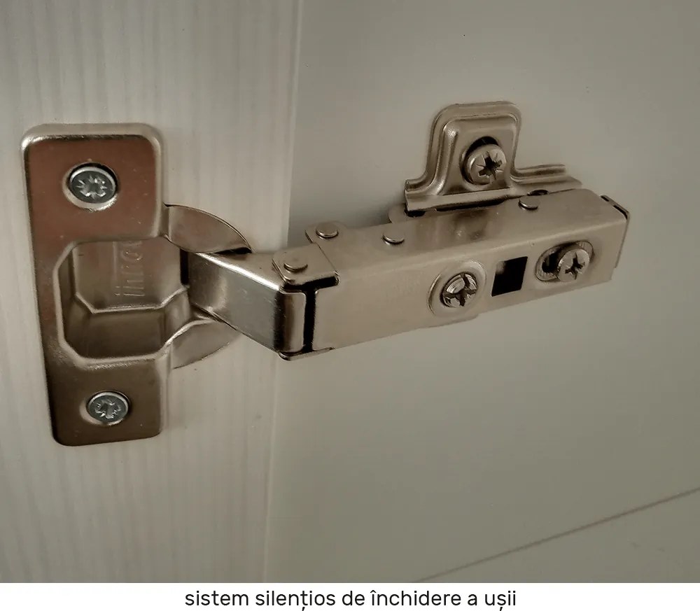 Hűtőgép szekrény, fehér/sosna andersen, balos, PROVANCE D60R