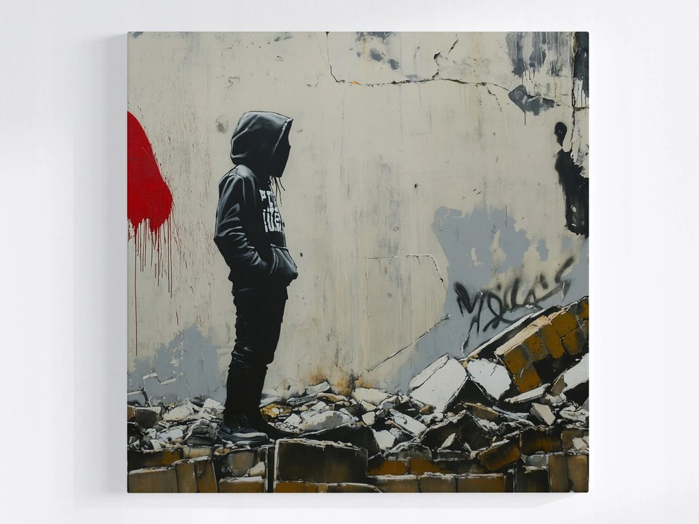 Poszter Street Art Urban Style Graffiti Magány 80x80