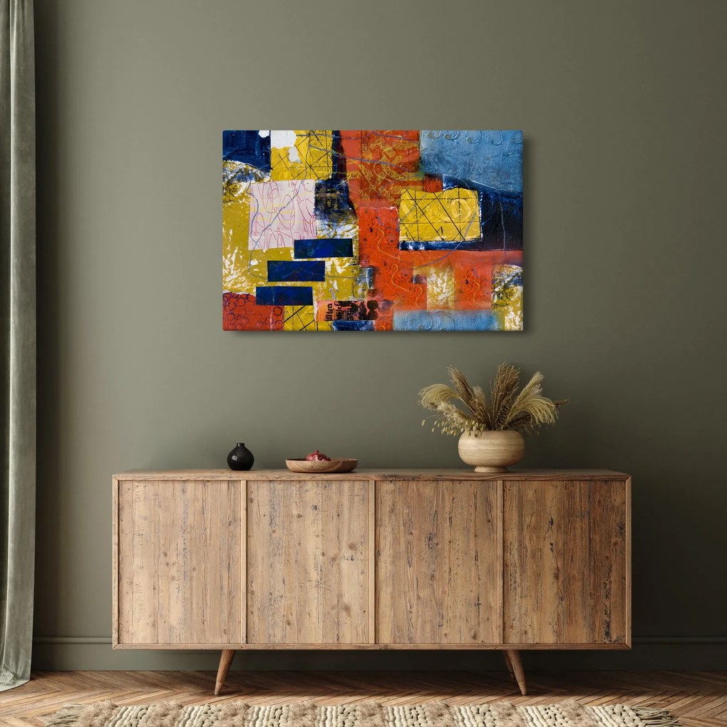Kép - Absztrakció (90x60 cm)