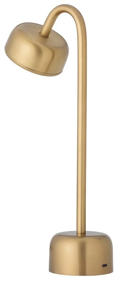 Aranyszínű LED dimmelhető asztali lámpa fém búrával (magasság 35,5 cm) Niko – Bloomingville