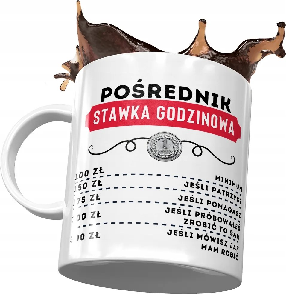 Közvetítőnek Születésnapi Ajándék Bögre Nyomtatott Fotóval