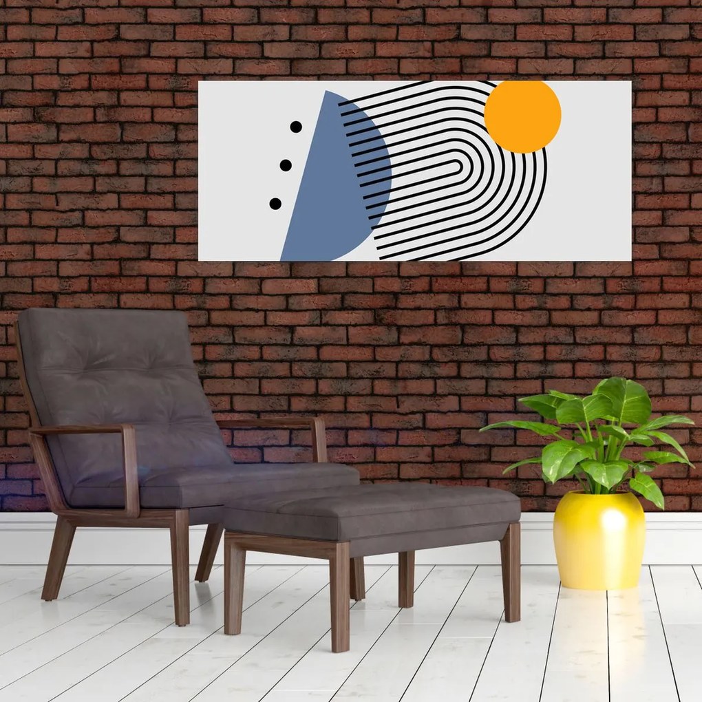 Kép - Minimalista absztrakció N⁰2 (120x50 cm)