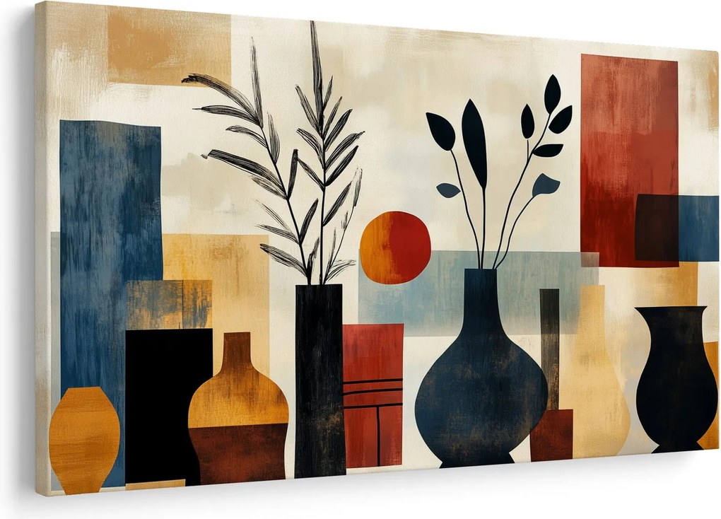 Kép - Kubista vázák (90x60 cm)