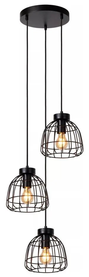 Lucide 00429/13/30 - Csillár zsinóron FILOX 3xE27/40W/230V