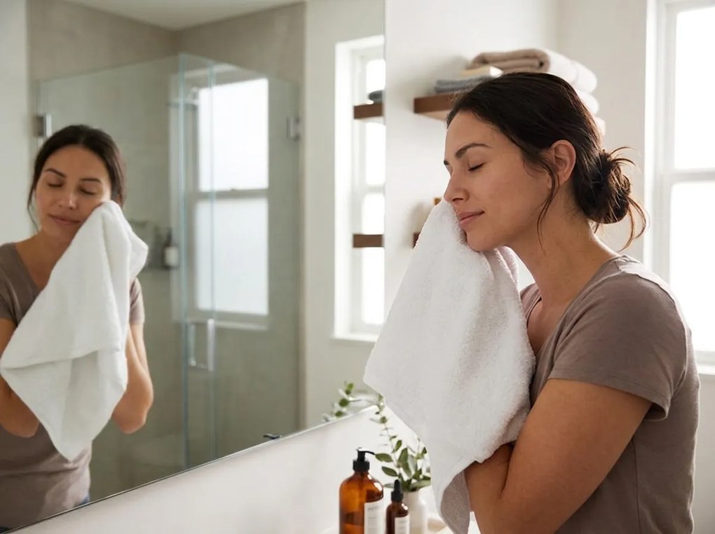 Törölköző MONEA 50x100 cm fehér, 100% pamut