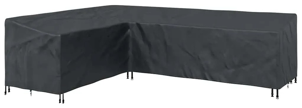 Kültéri bútor takaró Fekete 286 x 222 x 80 cm 600D szövet