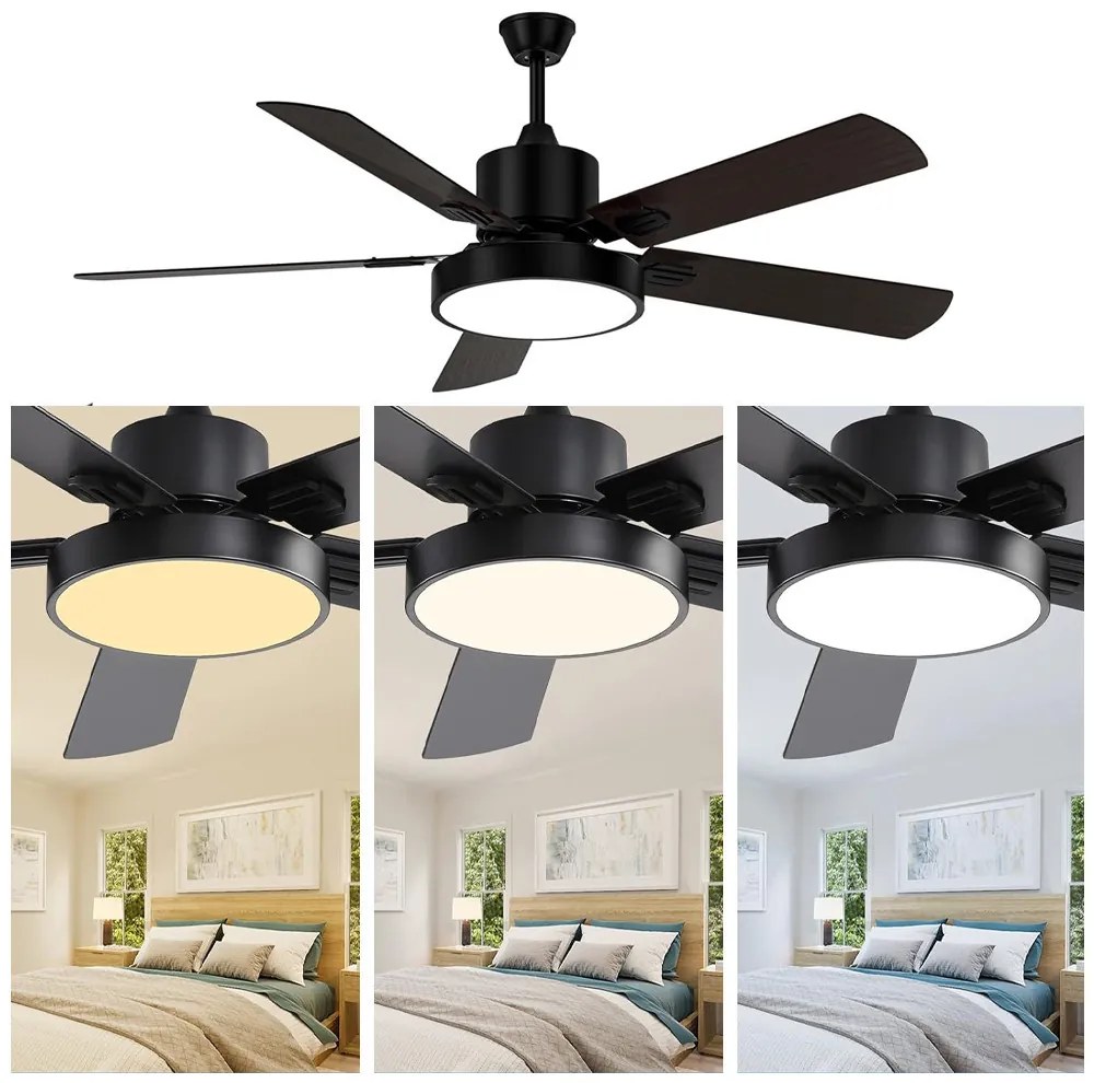 Mennyezeti ventilátor világítással és távirányítóval