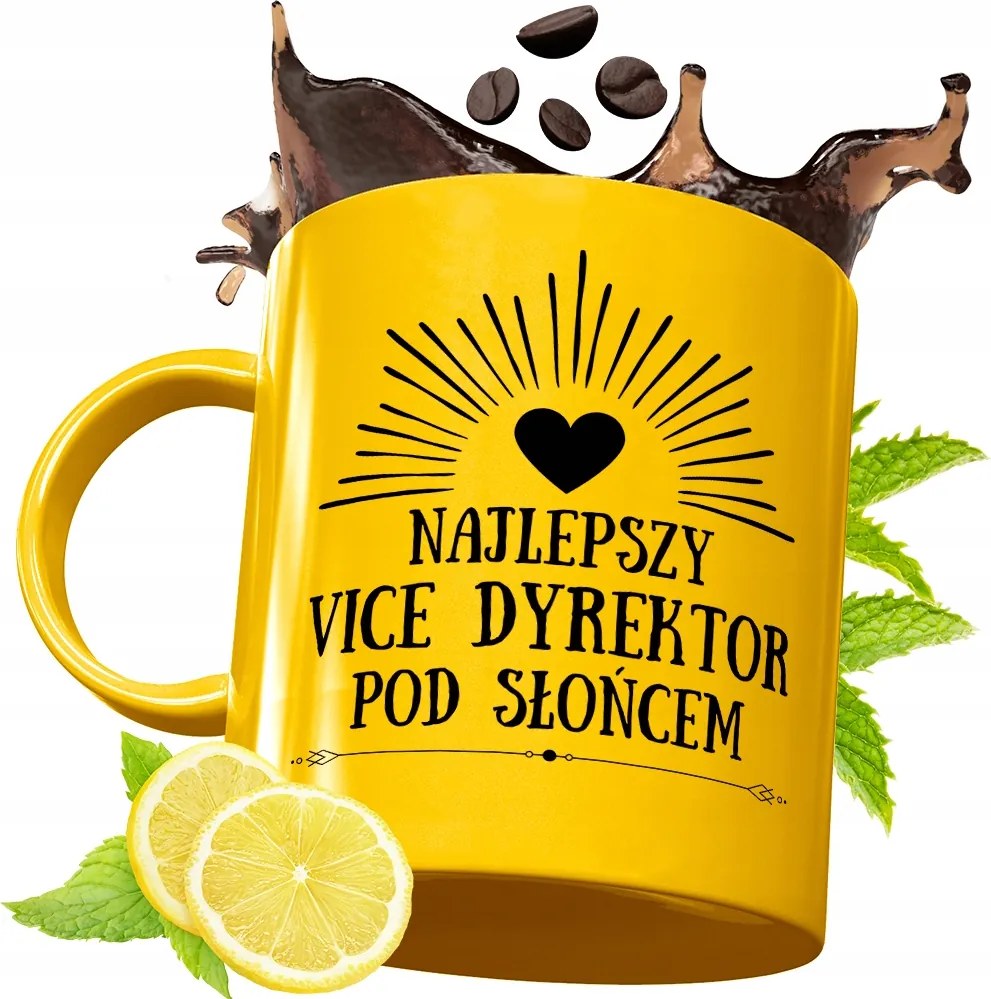 Arany Prémium Bögre Igazgatóhelyettesnek Ajándék Nyomtatott Fotóval