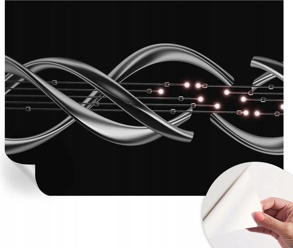 Öntapadós fotótapéta Nappali és Hálószoba irodába Fonott minta 208x146