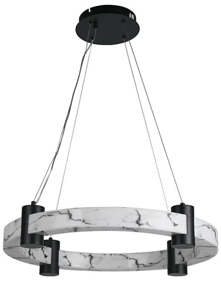 Searchlight 10868-1BK - MOONBEAM kábelen függő LED csillár LED/29W/230V