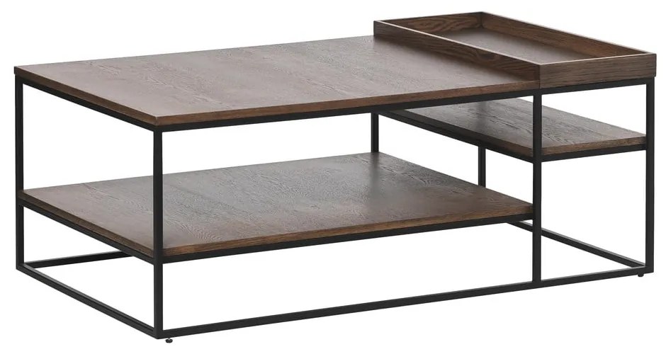 Barna dohányzóasztal 70x120 cm Rivoli – Unique Furniture