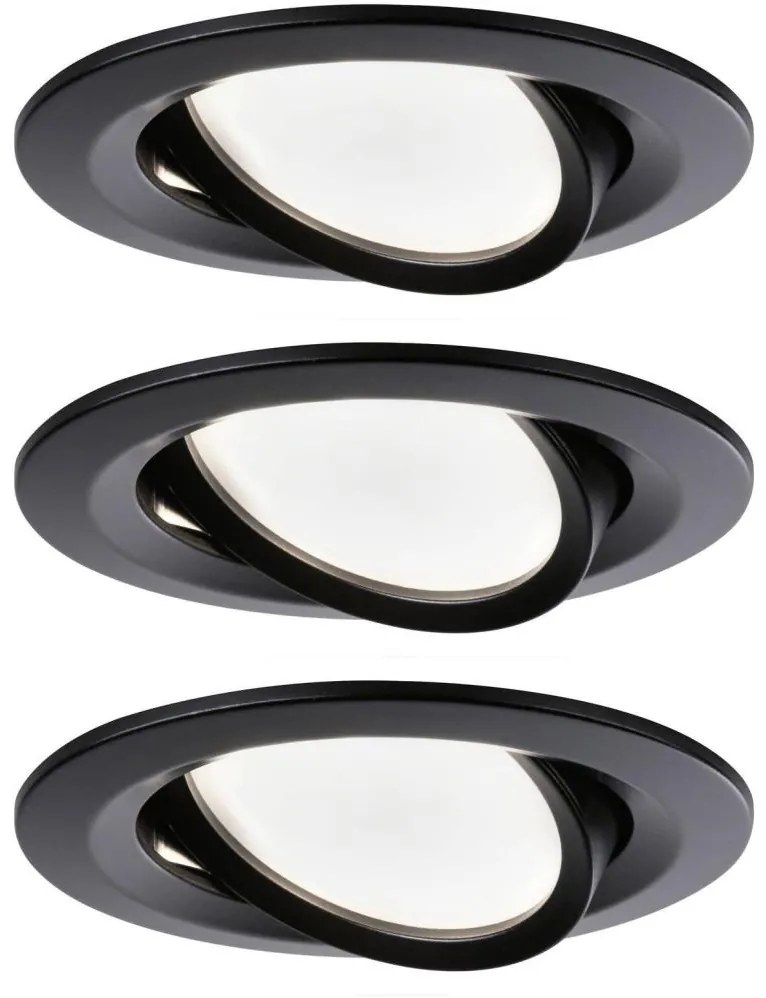 Paulmann 94472 - KÉSZLET 3xLED/6W IP23 Dimmelhető fürdőszobai lámpa NOVA 230V