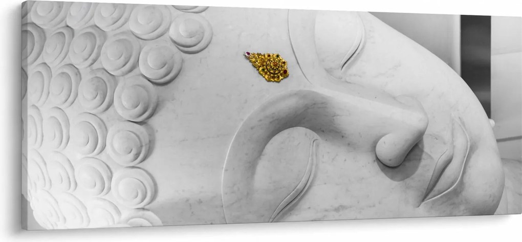 Kép - Fehér Buddha (120x50 cm)