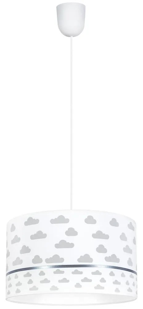 Gyerek csillár PIKKI 1xE27/60W/230V szürke